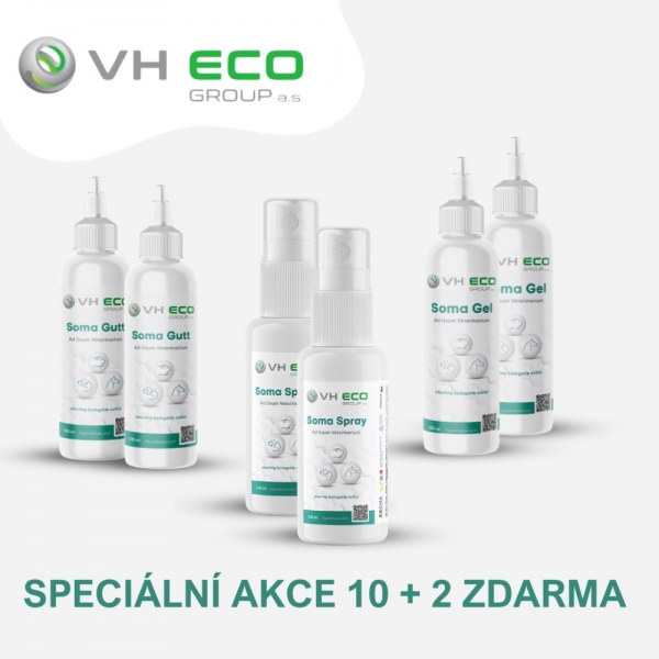 VH Soma Gell, Spray, Gutt - speciální akční balíček 10+2 zdarma